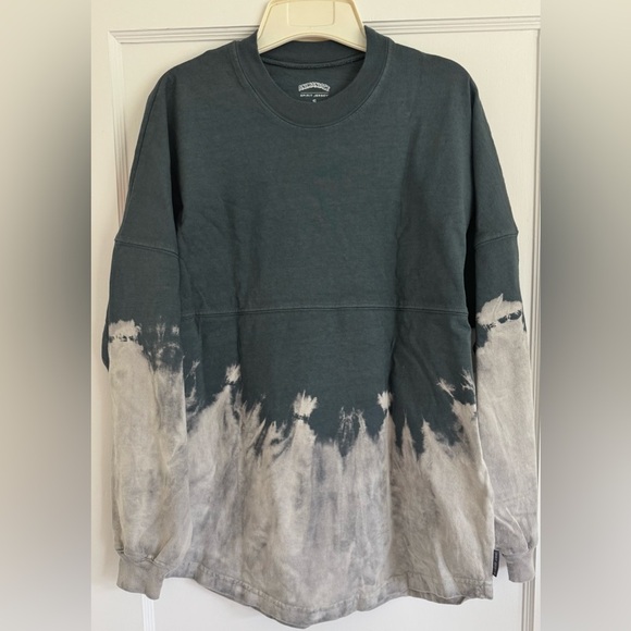 Animaniacs Spirit Jersey Unisex Size Small  Black & Gray Tie-Dye Long Sleeve - Picture 5 of 6